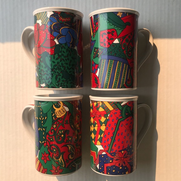 Set Of 4 Vintage Christmas Classics Mugs 1995 12Oz. Limited Edition - Picture 4 of 12